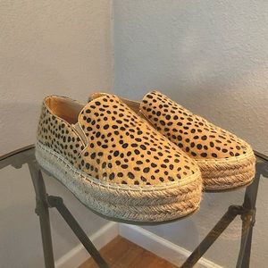 Cheetah Print Espadrilles
